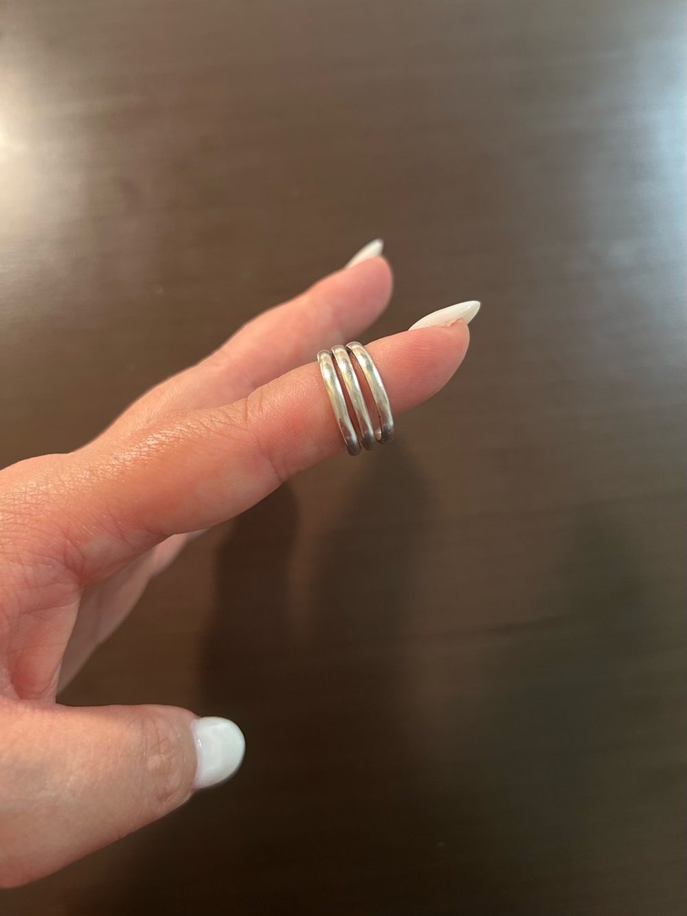 Sterling Silver Triple Band Ring